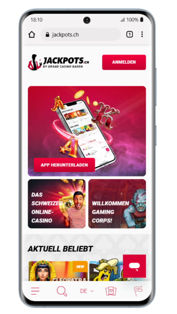 jackpots das beste Casino in der Schweiz